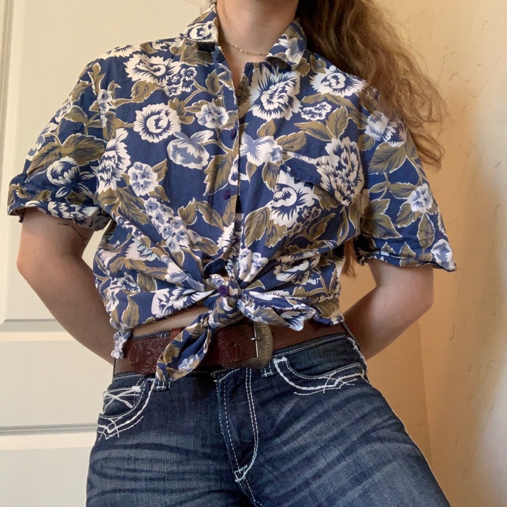 Floral Hawaiian Shirt